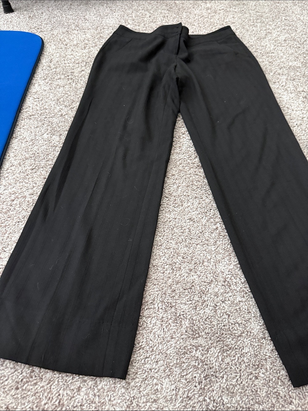 Classic Black Wide-Leg Womens Pants